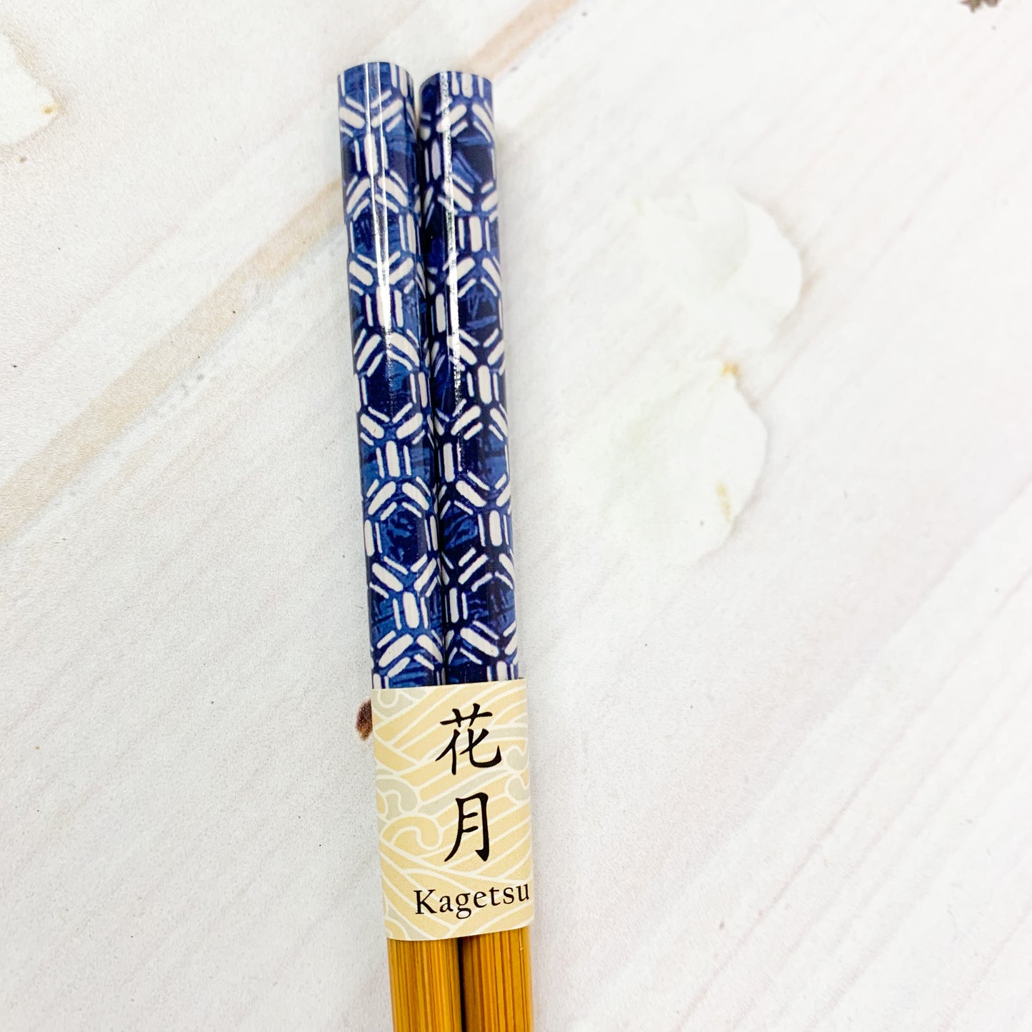 Palillos de bambú hexágono