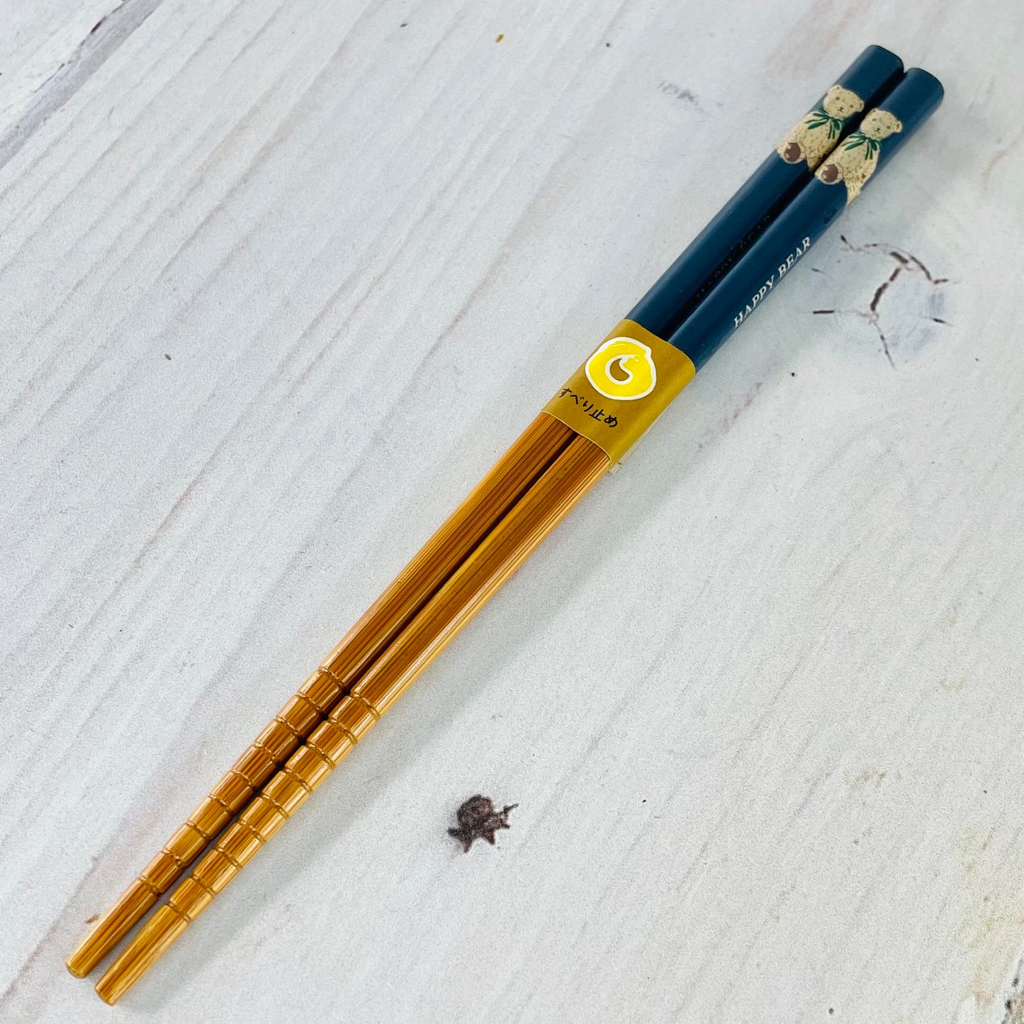 Palillos de bambú azul