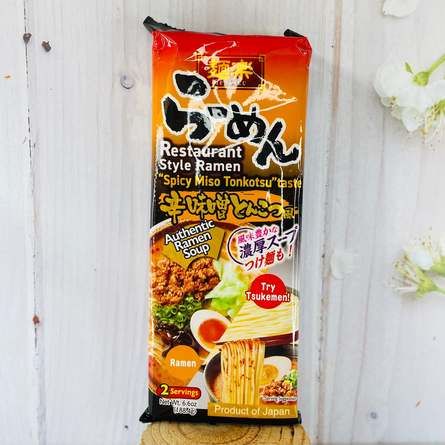 Ramen japonés - Spicy Miso Tonkotsu (picante)