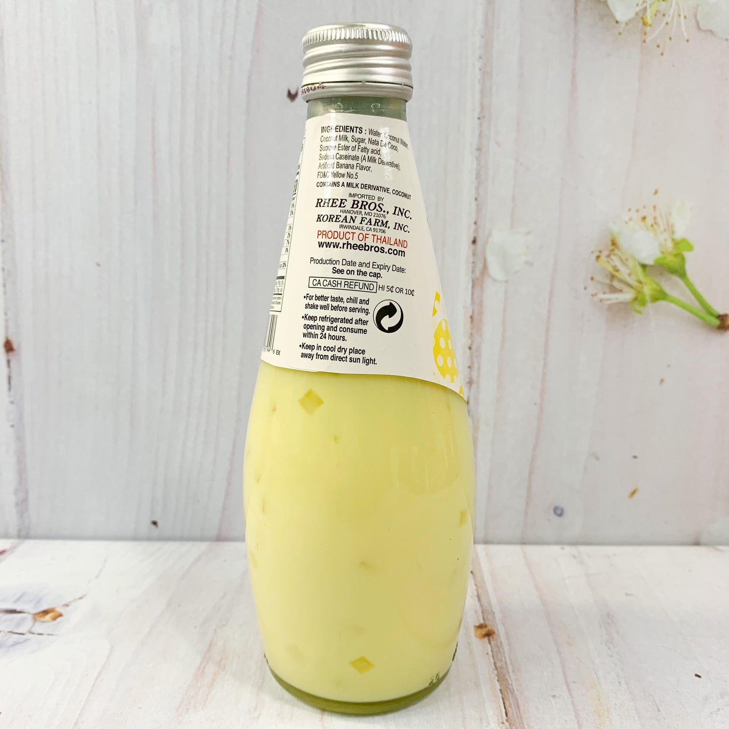 Coconut Milk Drink with Banana Flavor