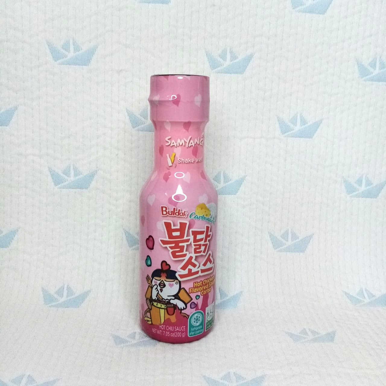 Buldak carbonara hot chicken flavored sauce