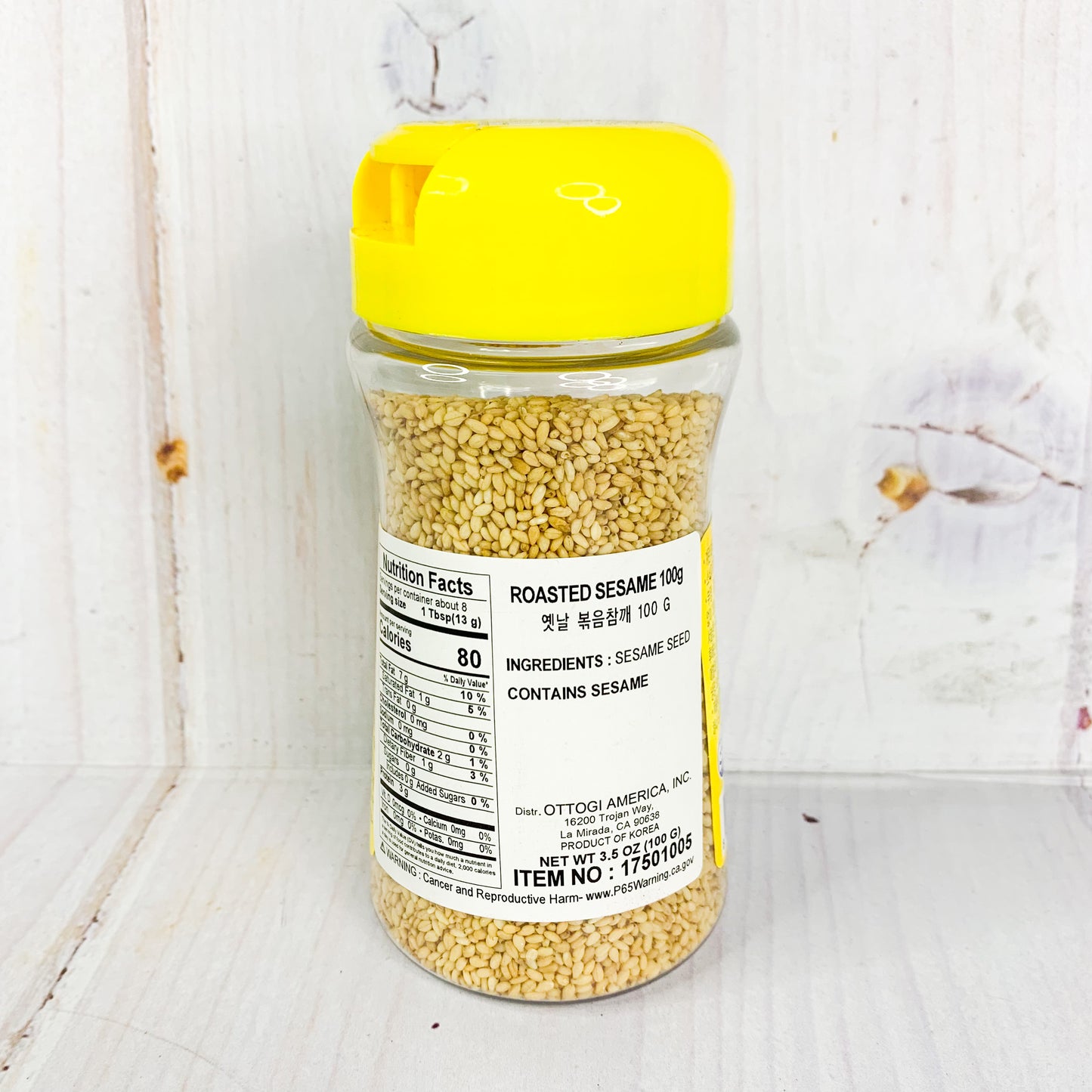 Semilla de sesamo tostadas