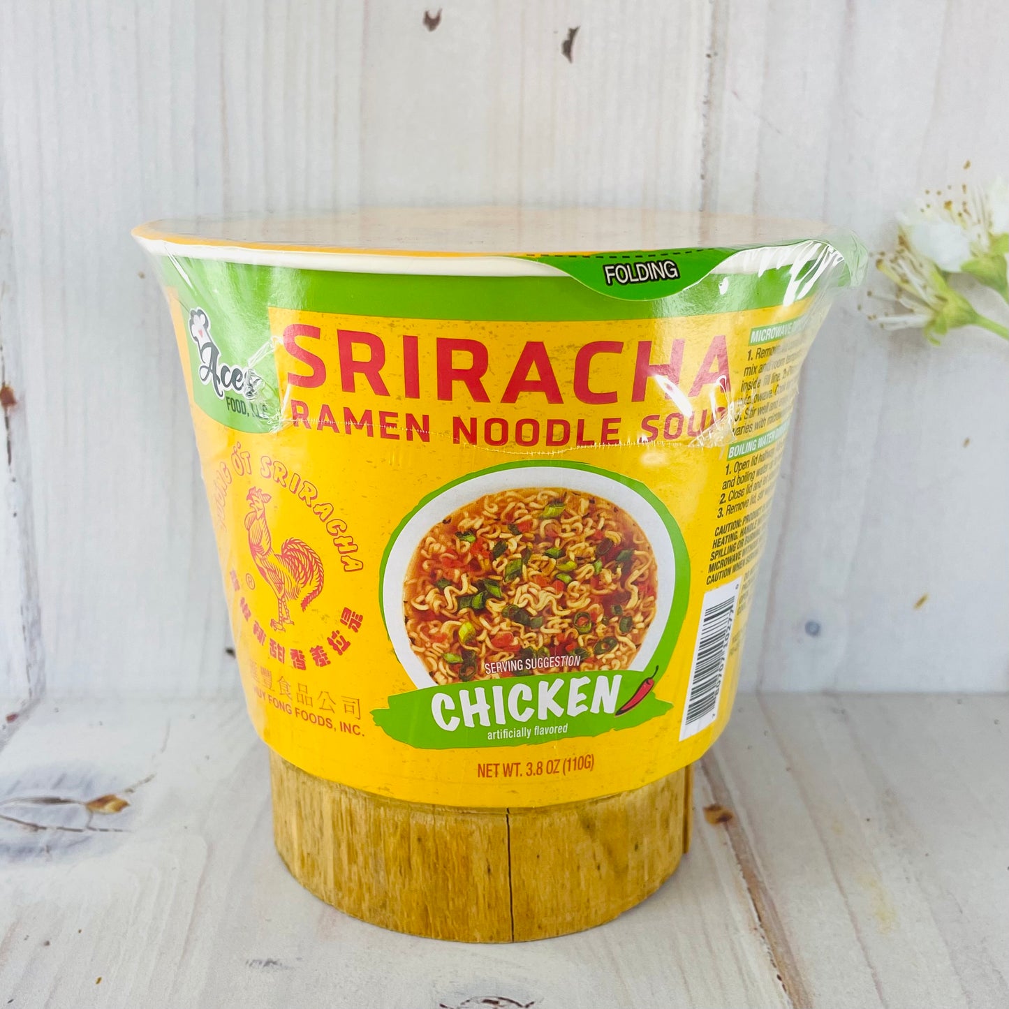 Sriracha ramen noodle soup (picante)