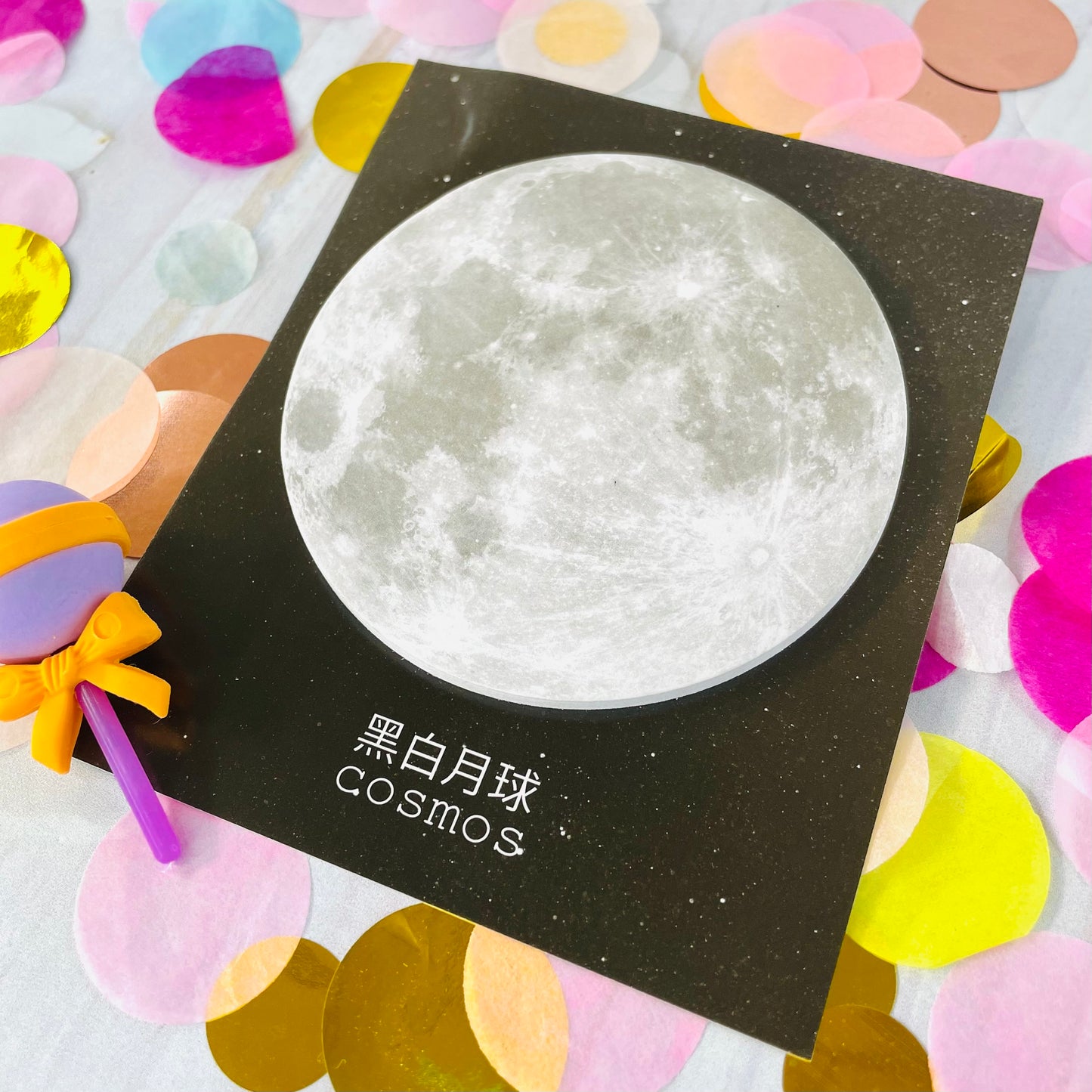 Cosmos Sticky-Notes Moon