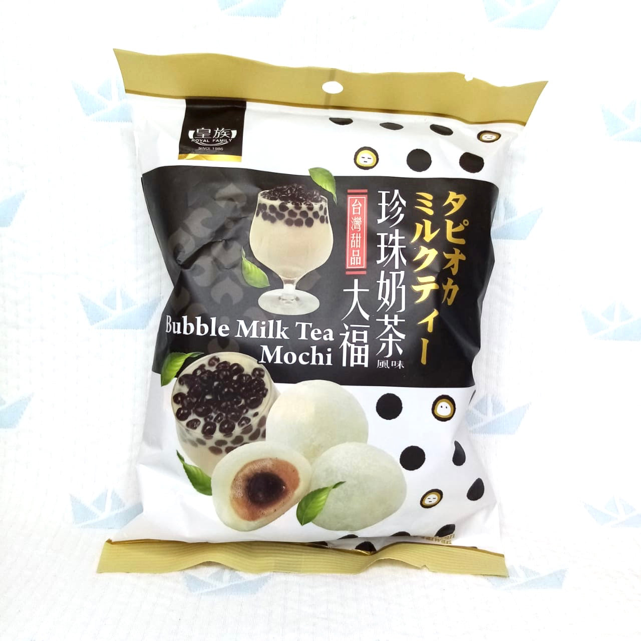 Mocchi con relleno de bubble tea