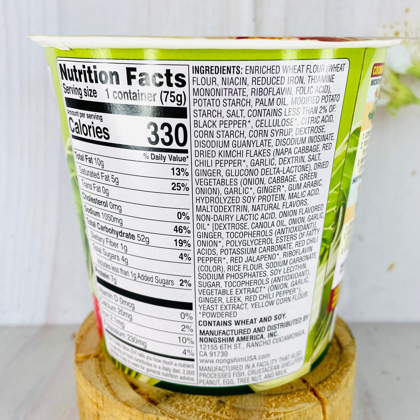 Soon kimchi noodle soup cup (picante) vegan