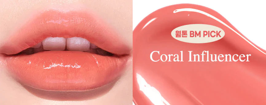 Peripera - INK MOOD GLOWY TINT 02 CORAL INFLUENCER