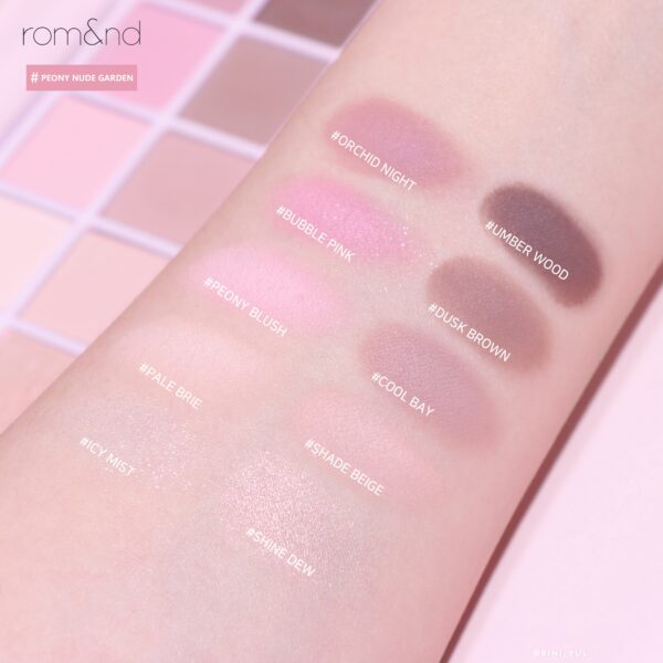 rom&nd - Better Than Palette 06.Peony Nude Garden