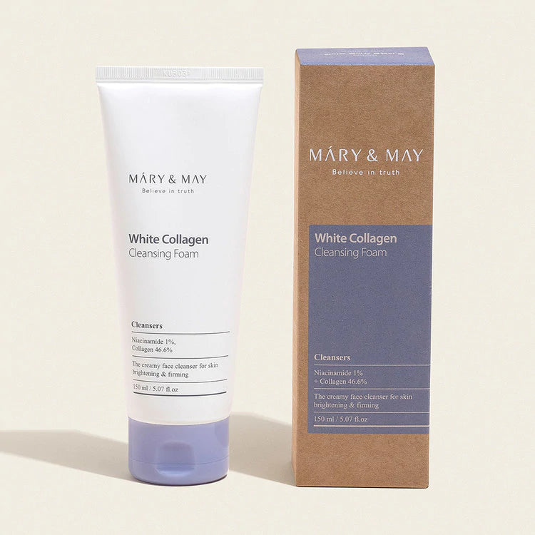 Mary&May - White Collagen cleansing foam 150ml