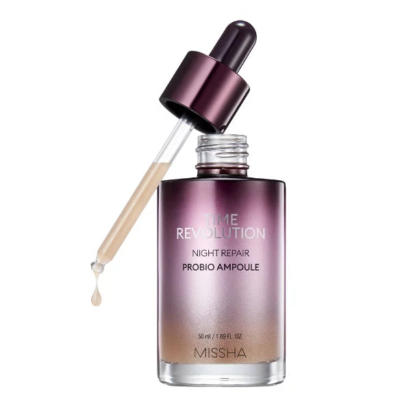 Missha - Time Revolution Night Repair PROBIO Ampoule, 1.7oz