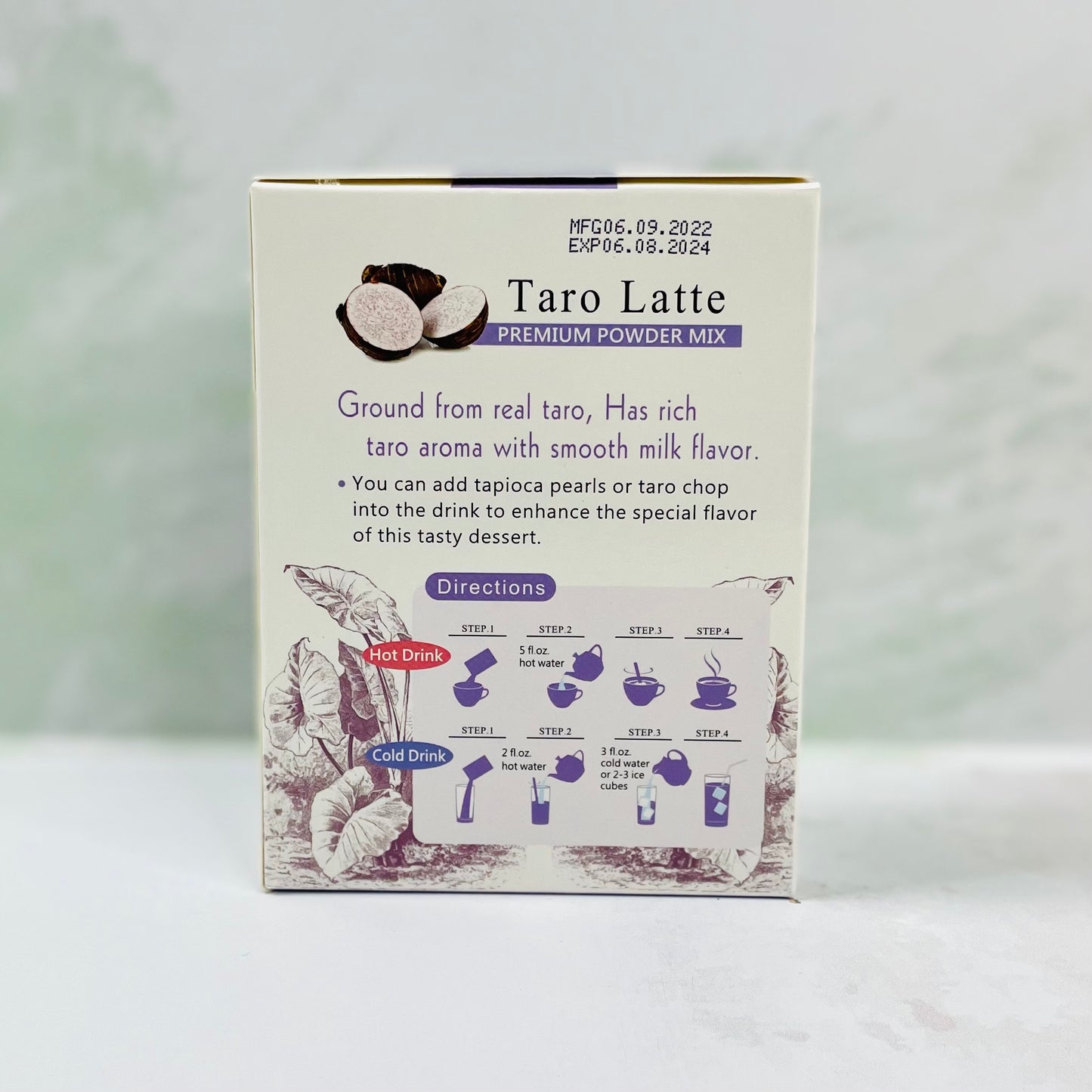 Taro Latte (premium powder mixer)