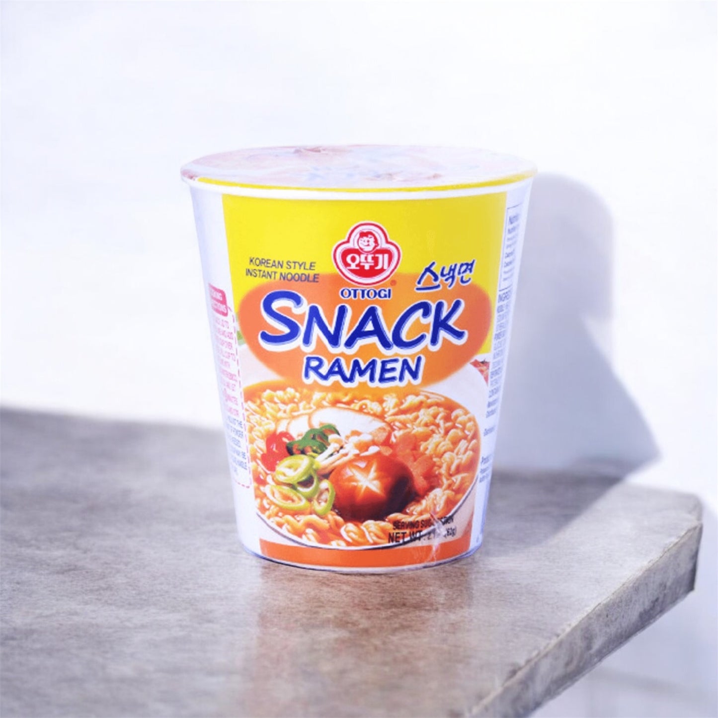 Korean style spicy snack ramen