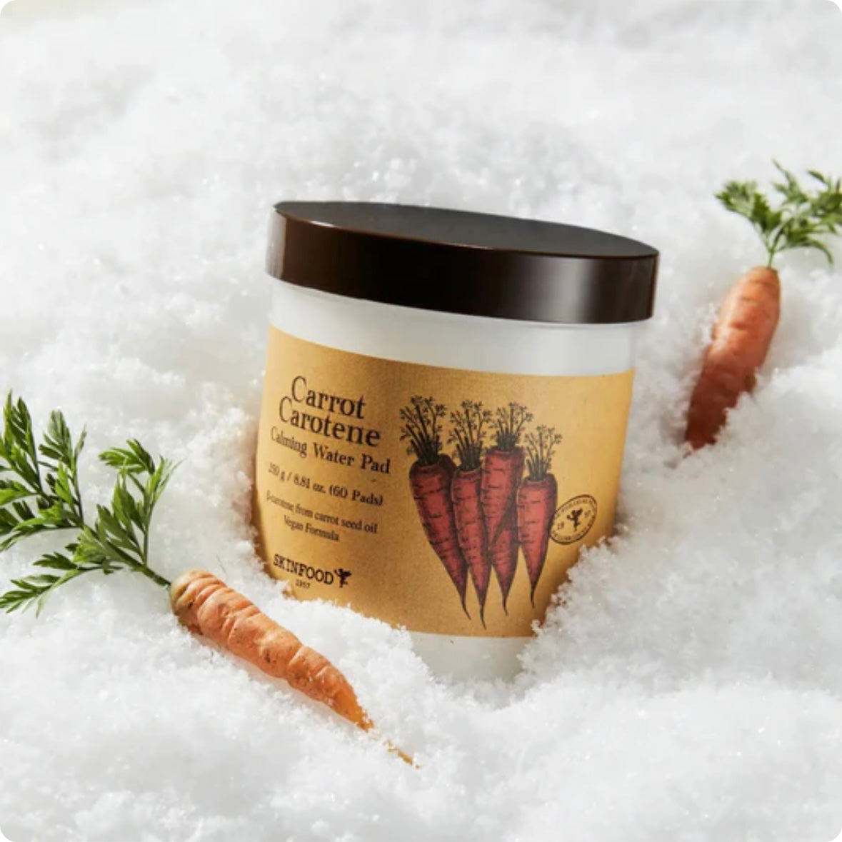 SKINFOOD - Carrot Carotene Calming Water Pad 60EA
