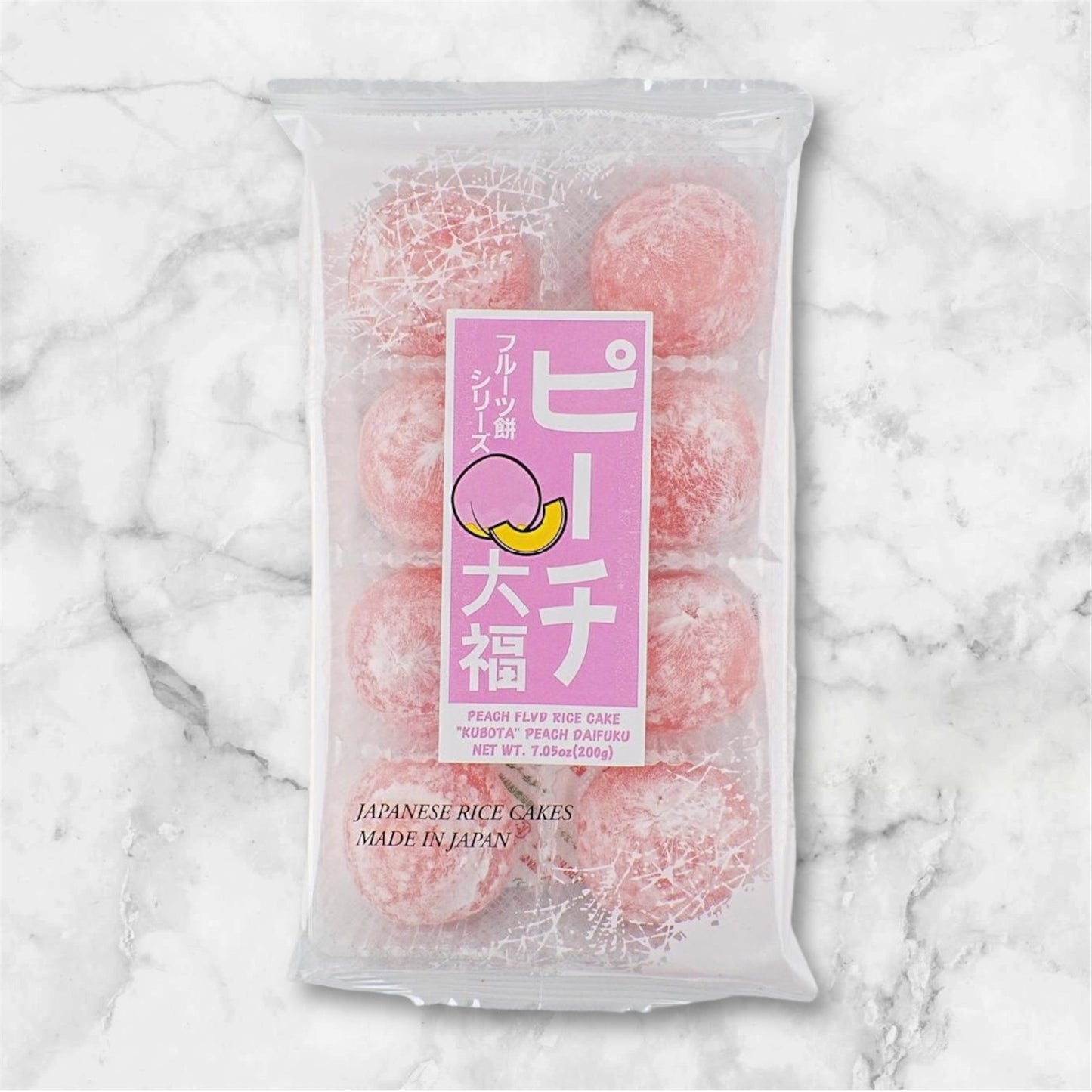 Mochi Peach 🍑 Japanese Rice Cake