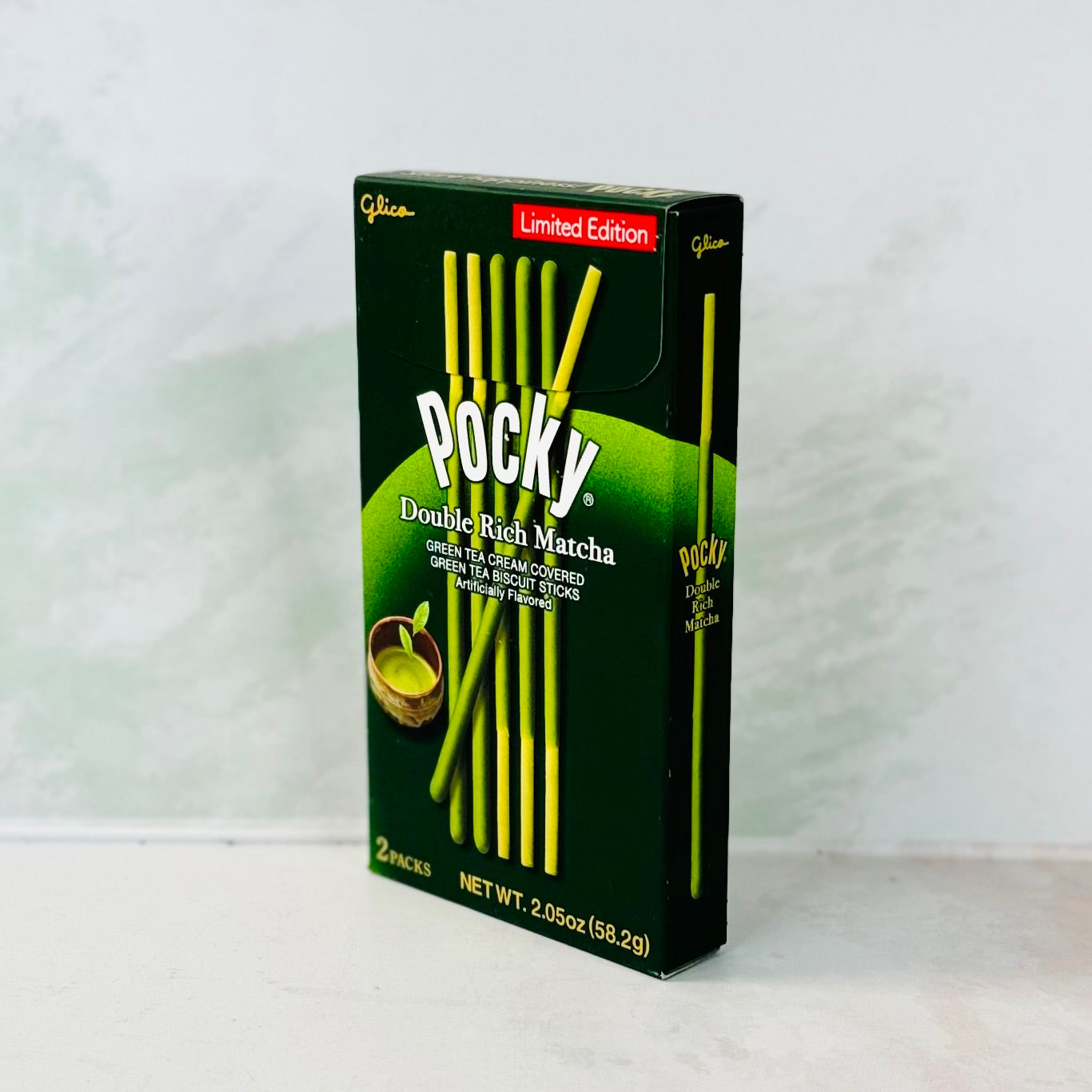 Pocky matcha doble