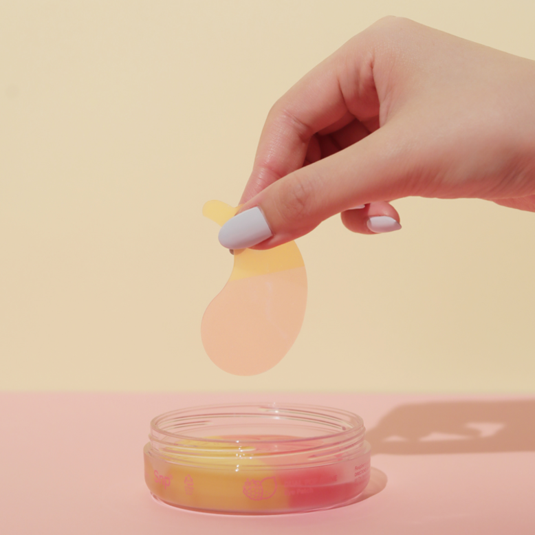 SNP Dual Pop Shine Eye Patch Raspberry & Lemon 30ea