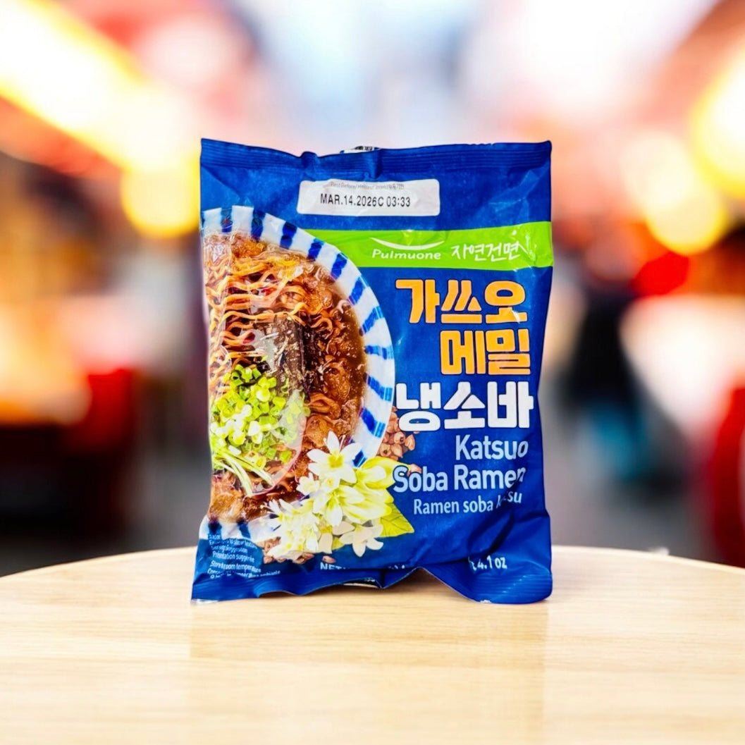 Katsuo Soba Ramen - Beef flavor with soba noodle