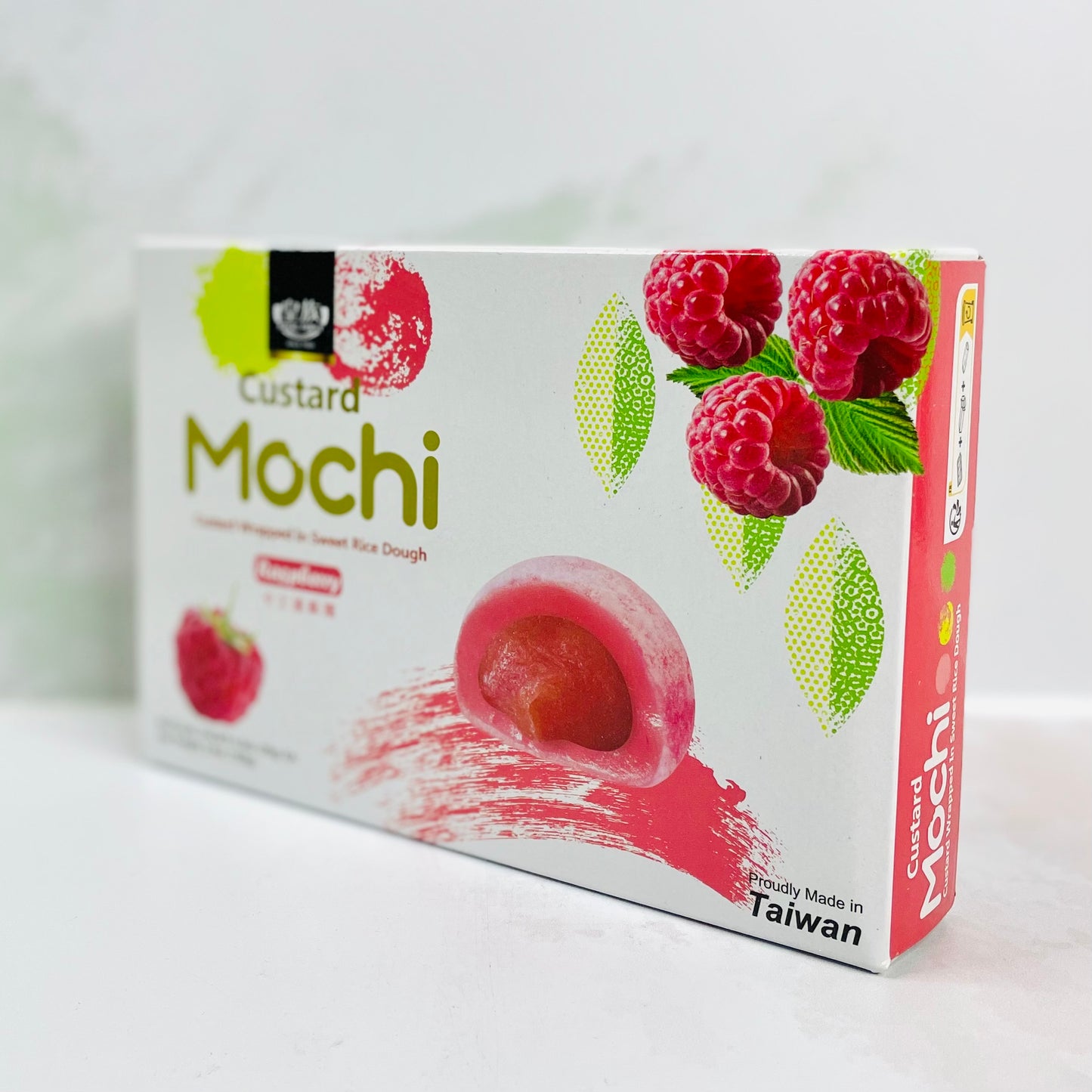 Raspberry mochi