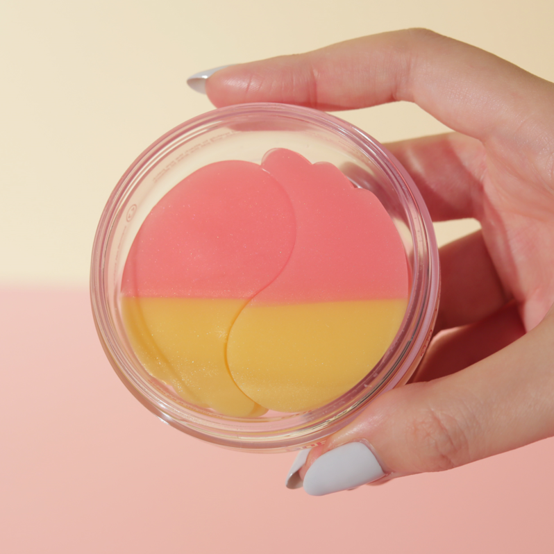SNP Dual Pop Shine Eye Patch Raspberry & Lemon 30ea