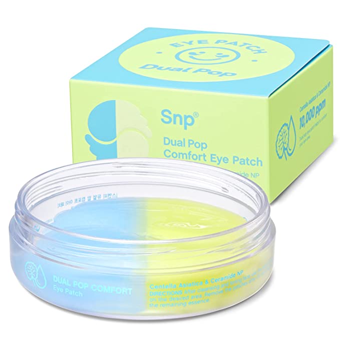 SNP Dual Pop Comfort Eye Patch Centela Asiatica & Ceramide NP 30ea