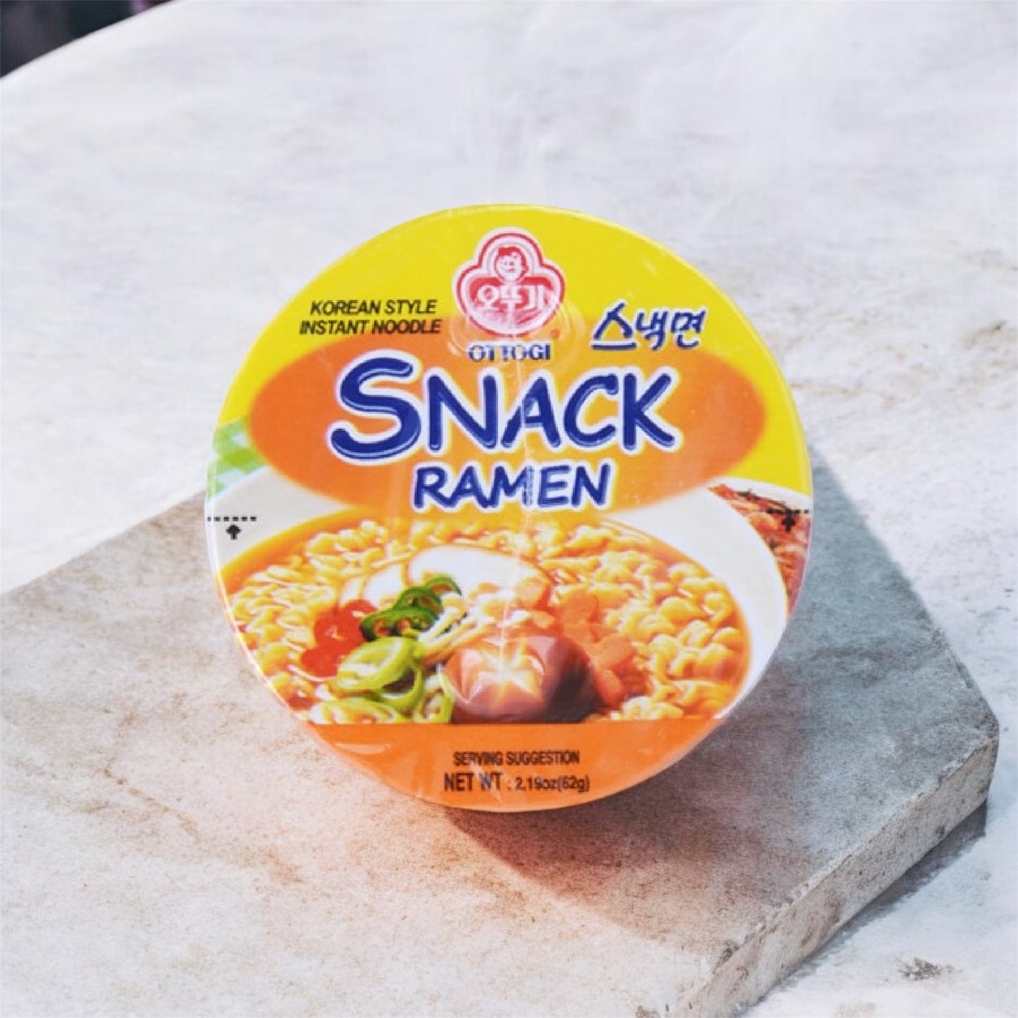 Korean style spicy snack ramen