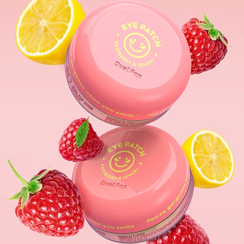 SNP Dual Pop Shine Eye Patch Raspberry & Lemon 30ea