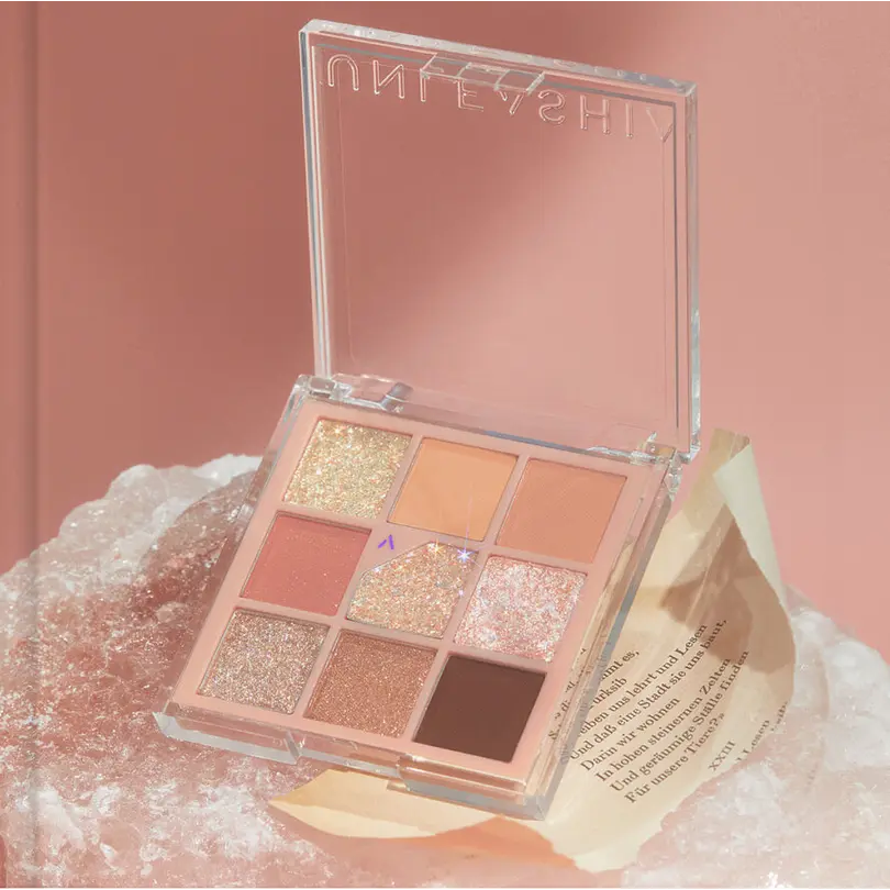 Unleashia - Glitterpedia Eye Palette N°3 All of Coralpink