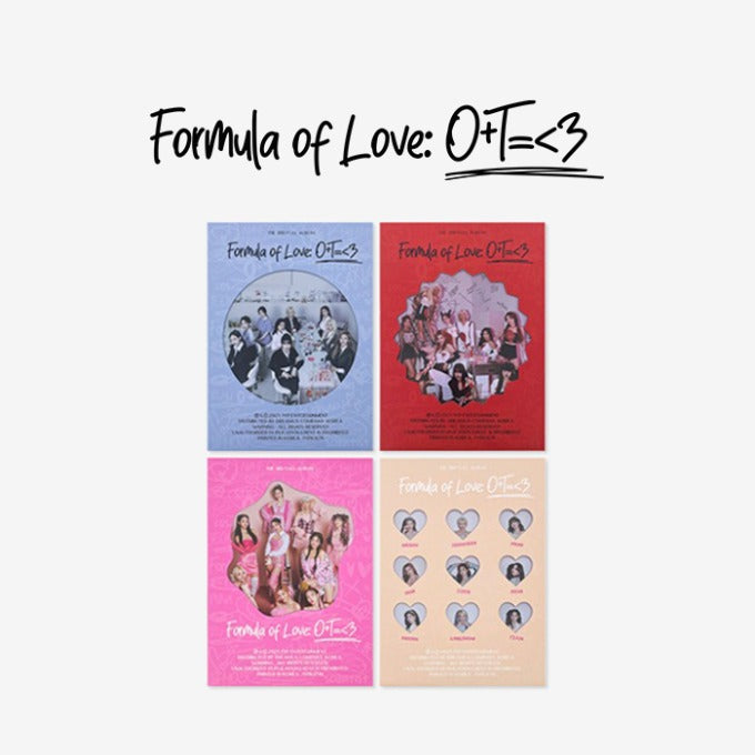 TWICE - 3RD ALBUM [FORMULA OF LOVE: O+T=<3] (Random Ver.)