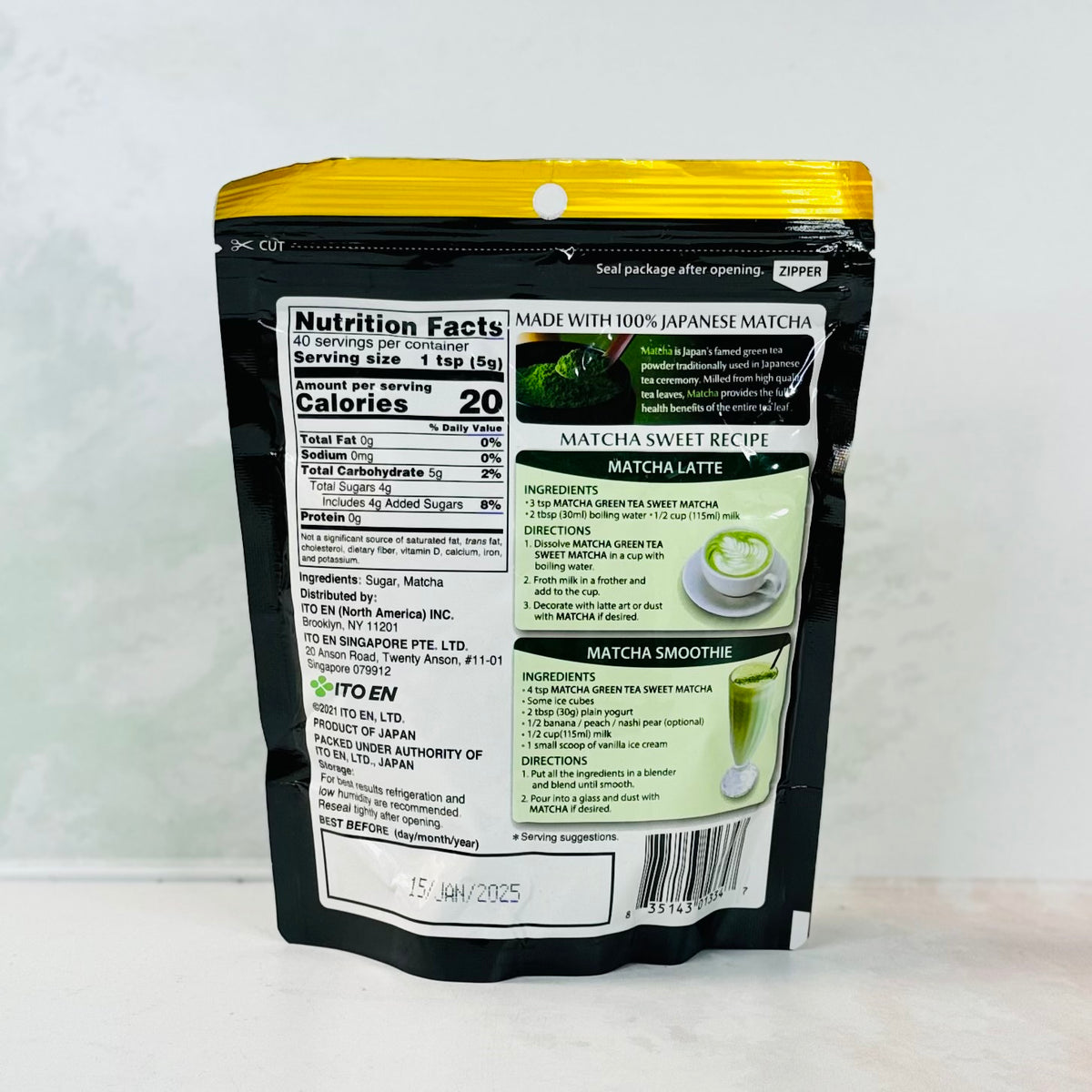 Ito En - Matcha Green Tea Sweet Matcha