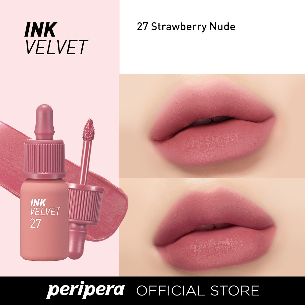 Peripera - INK VELVET 027 STRAWBERRY NUDE