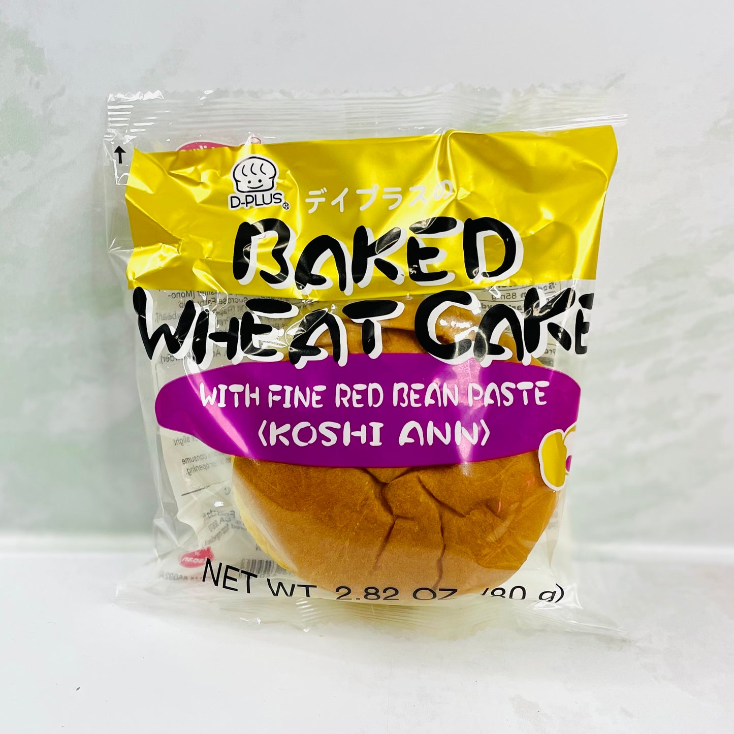 Baked Wheat Cake with fine red bean paste