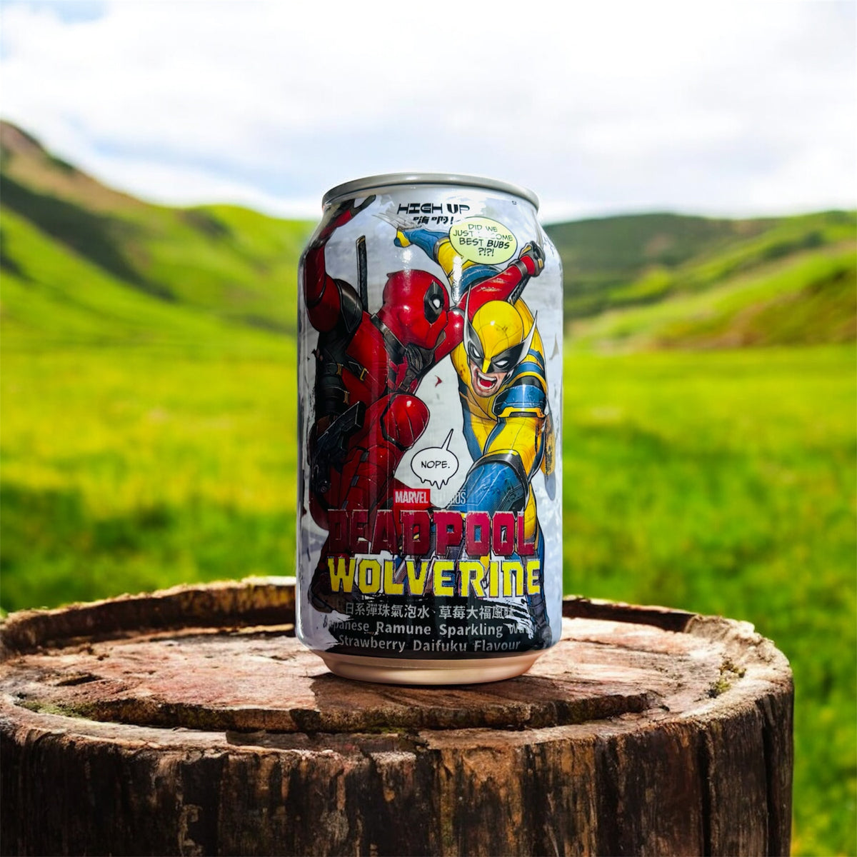 Marvel - Deadpool & Wolverine Ramune Strawberry Daifuku Flavor