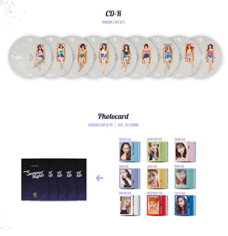 TWICE - 2nd Special Album [Summer Nights] (Random Ver.)
