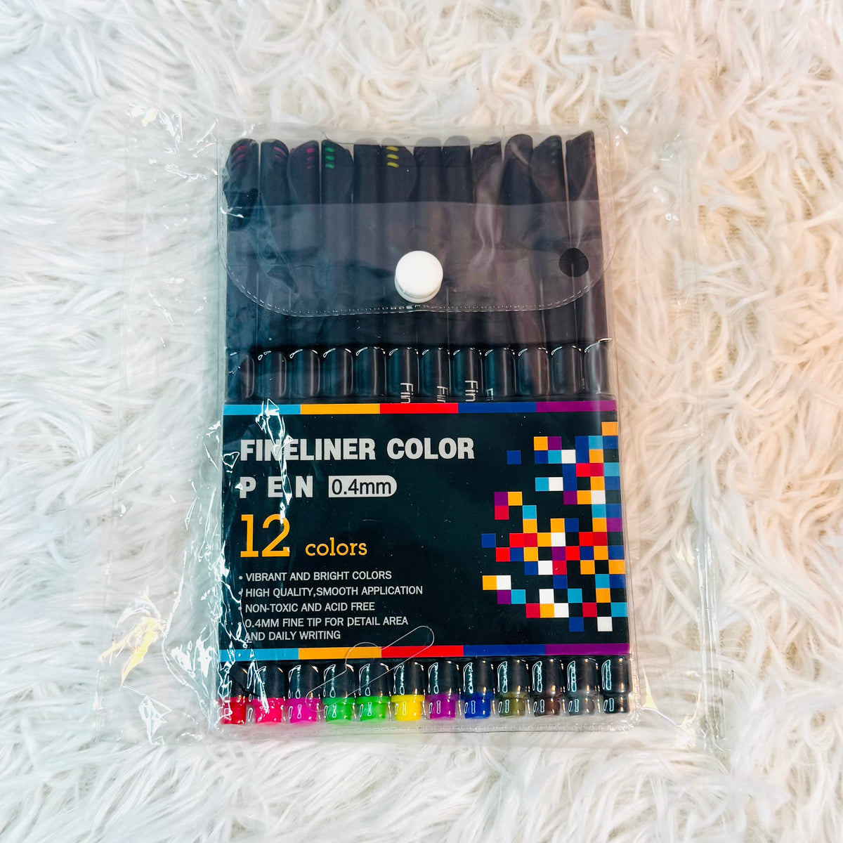 Fineliner Color Pen 0.4mm (12 colors)