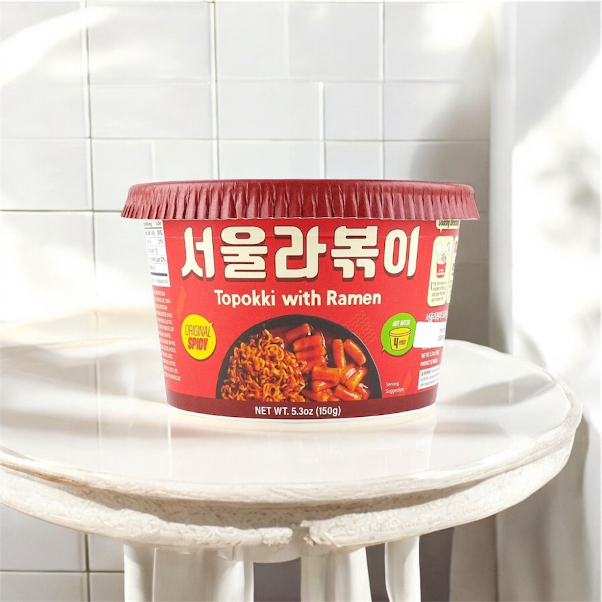 Seoul Spicy Tteokbokki with Ramen