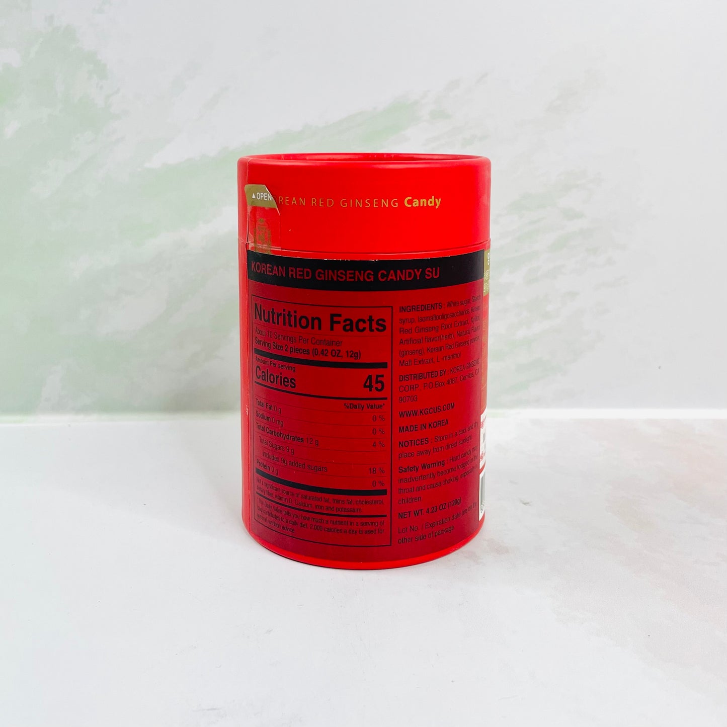Red ginseng candy