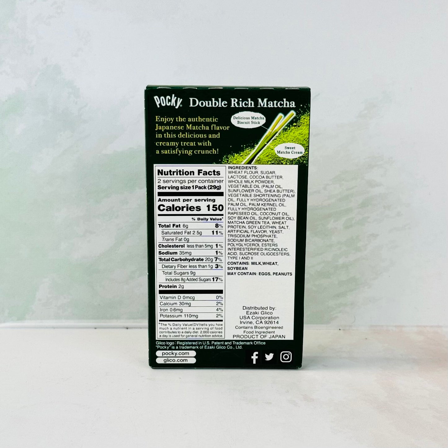 Pocky matcha doble