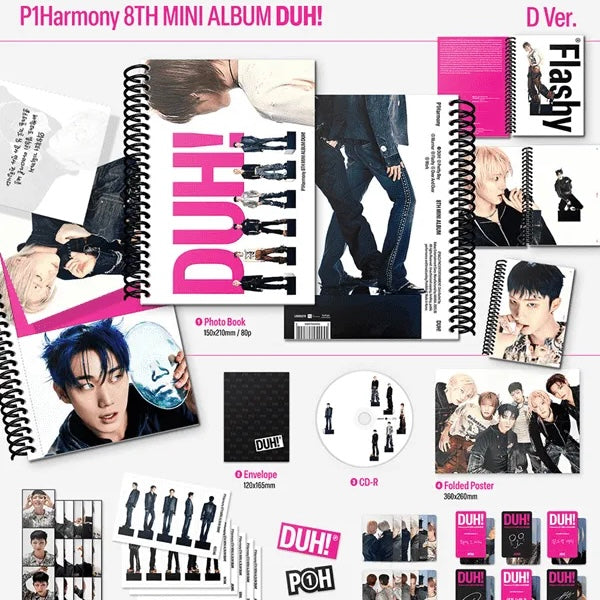 P1Harmony - 8th mini album [DUH!] (2 TYPES Random)