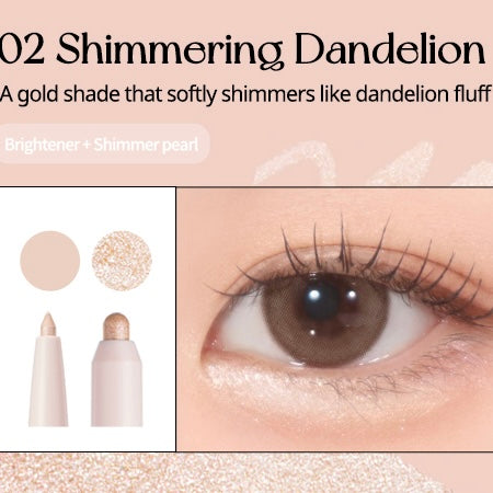 Peripera - Sugar Twinkle Duo Eye Stick 03 Glimmering Pink