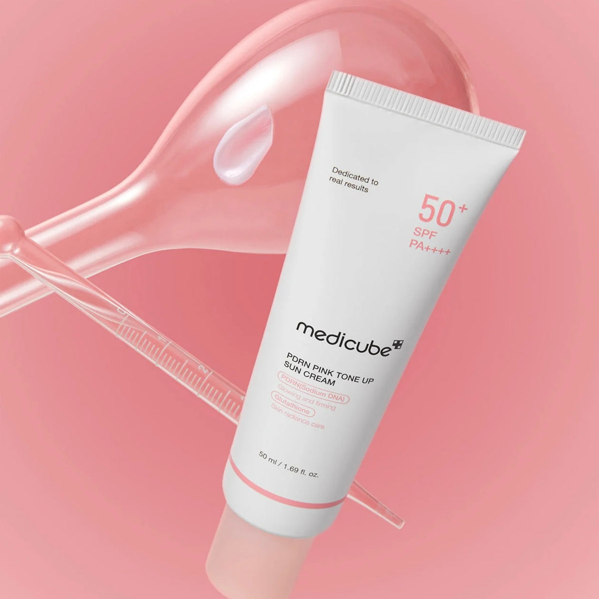medicube - PDRN Pink Tone Up Sun Cream SPF50+  PA++++ 50ml