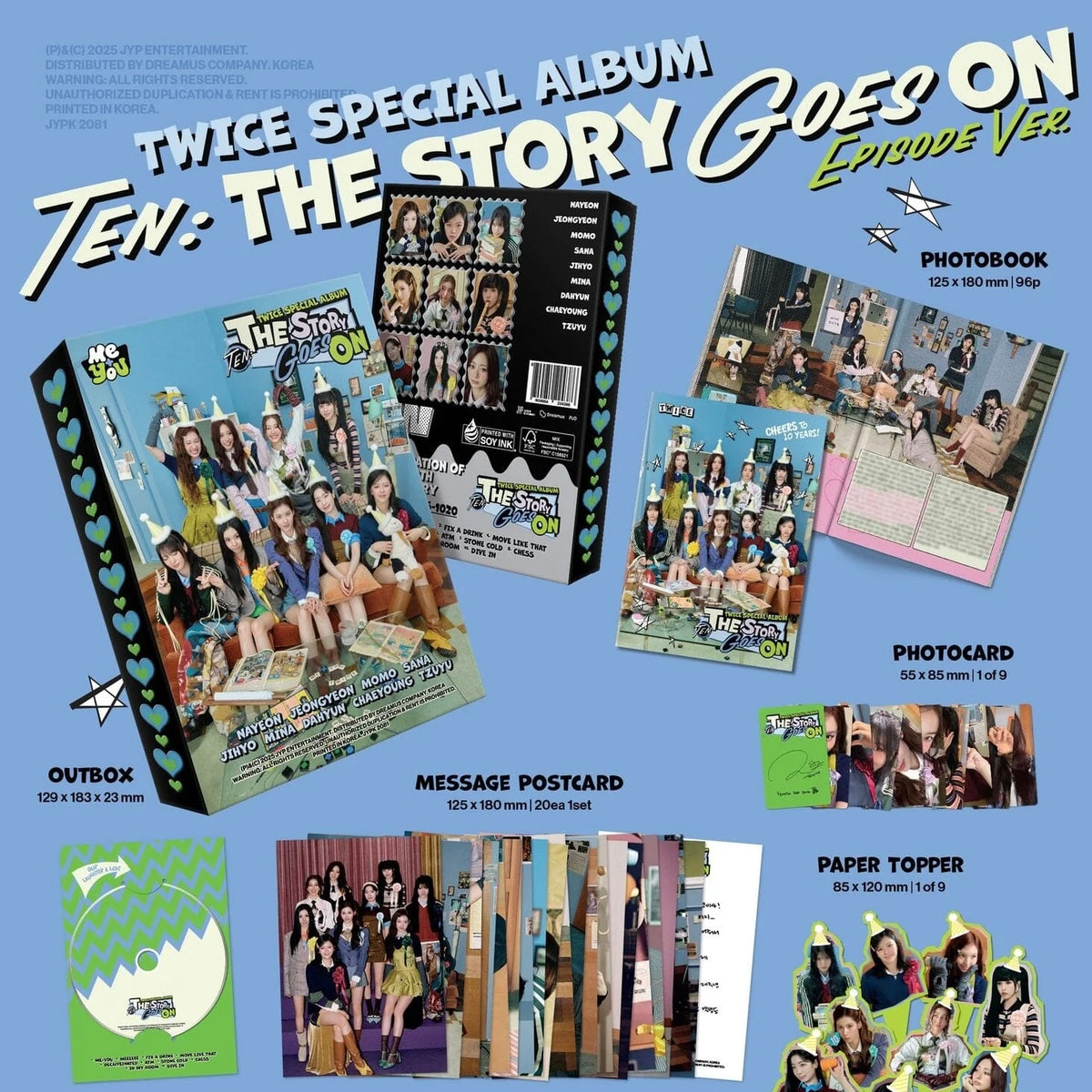 TWICE - SPECIAL ALBUM [TEN: The Story Goes On] (EPISODE Ver.)