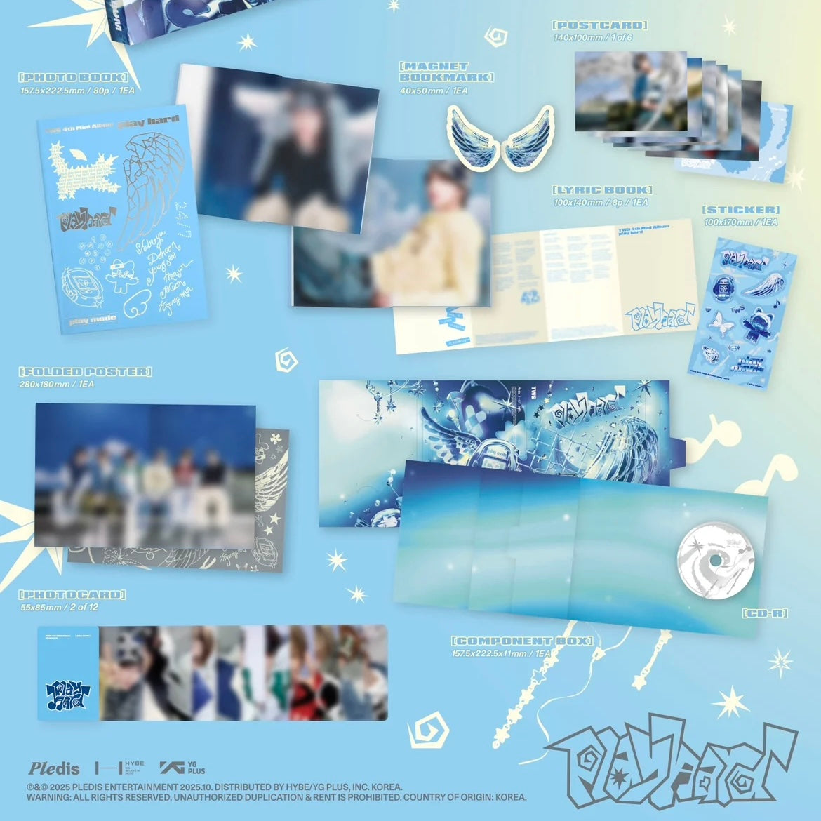 TWS - 4th Mini Album ‘play hard’ (2 TYPES Random)