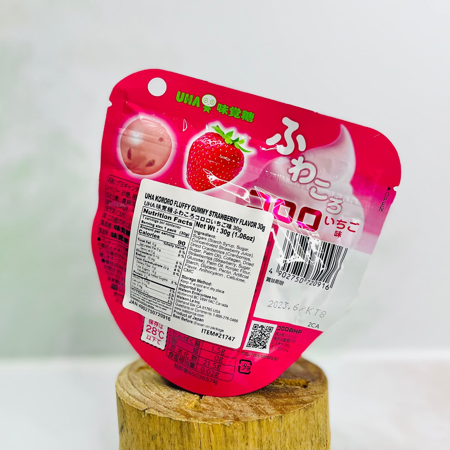 Kororo Fluffy Gummy Strawberry Flavor 30g