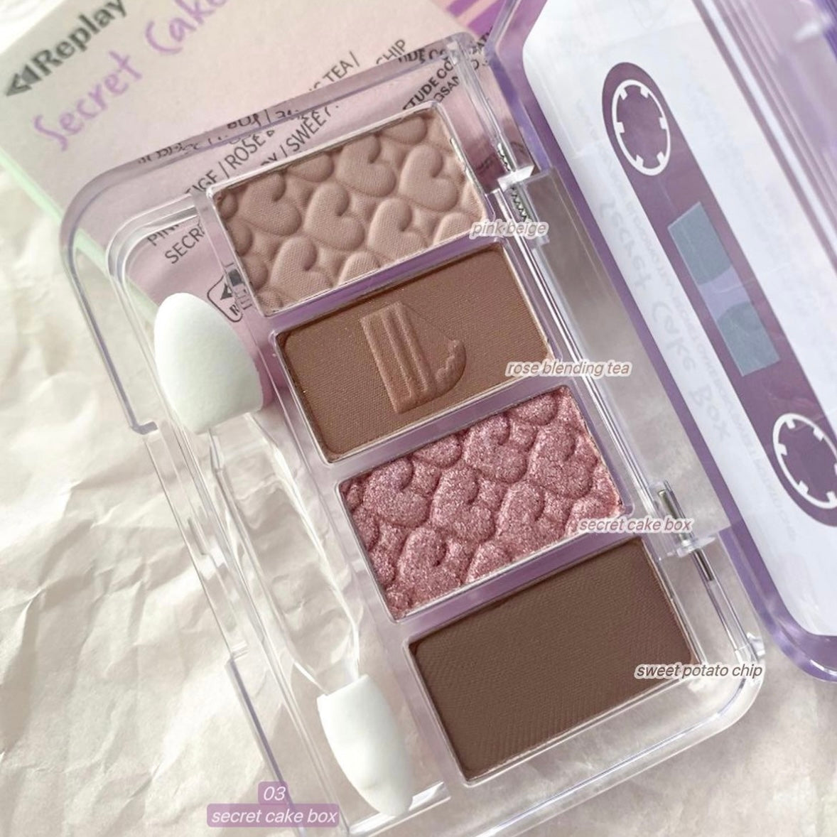 Etude x Shinee REPLAY Play Color Eyes - #Secret Cake Box 03