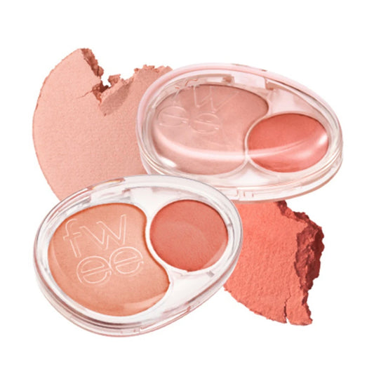 FWEE- Mellow Dual Blusher CR02 Baby Smile 7.2g