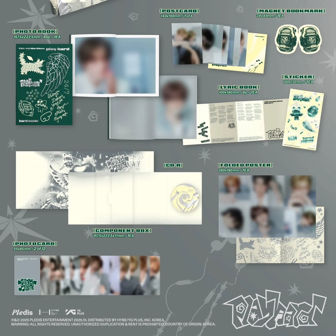 TWS - 4th Mini Album ‘play hard’ (2 TYPES Random)