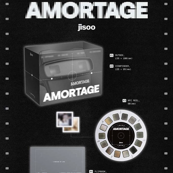 JISOO - mini album [AMORTAGE] (REELS Ver,)
