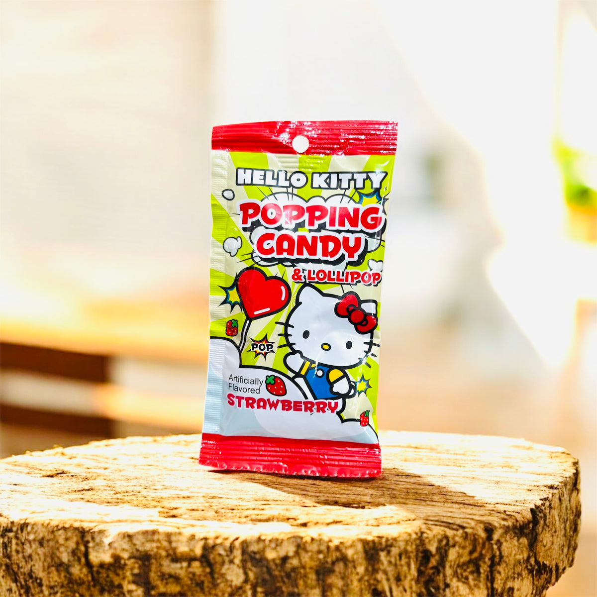 Hello Kitty - Popping Candy & Lolipop (Strawberry)