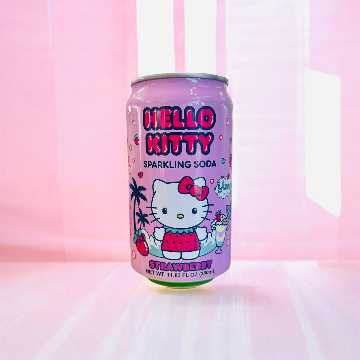 Hello Kitty Strawberry Sparkling Soda