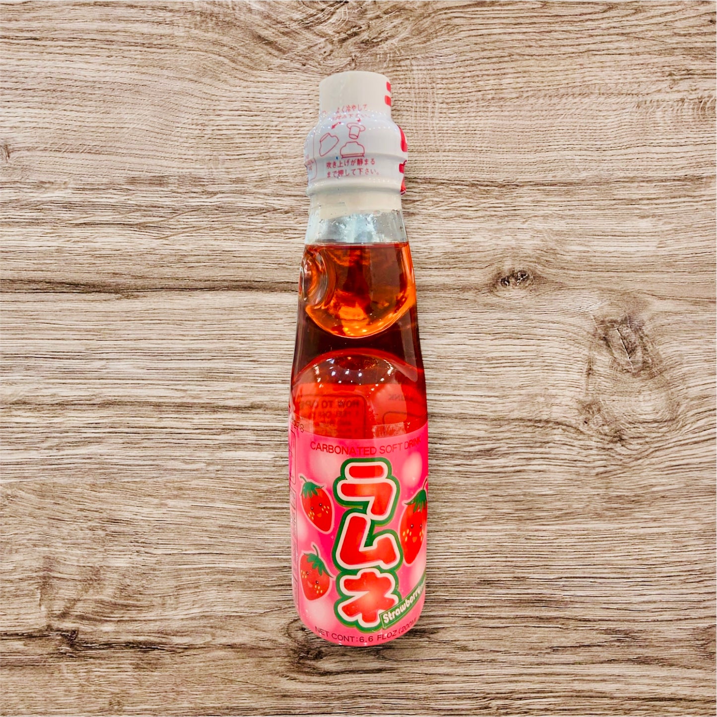 Ramune Fresa Carbonated Soda